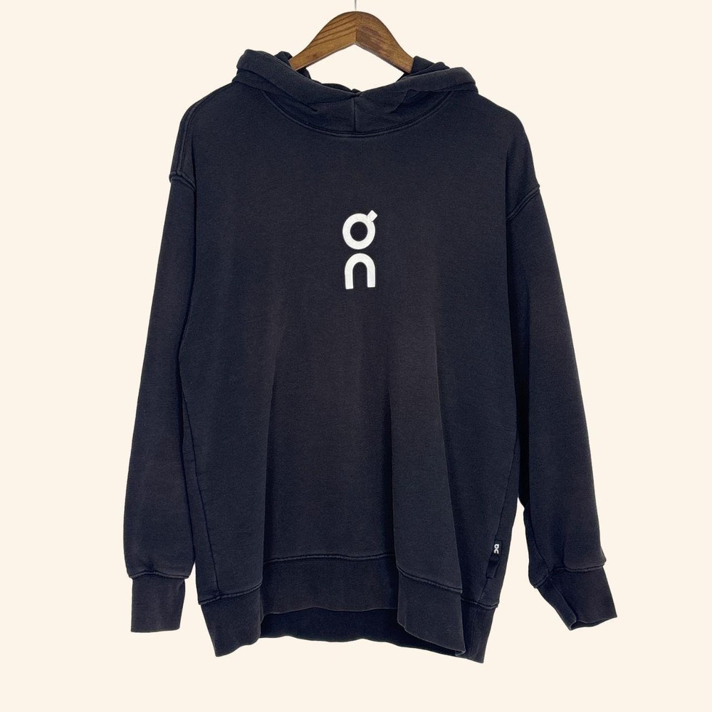 On Running Club Hoodie Black Men's Medium